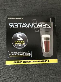 ZEROWATER 2 Portable Filtration Filters for Travel Bottle-Tu