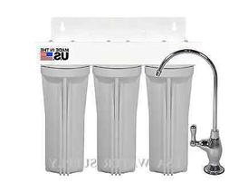 3 Stage Under Sink High Flow Drinking Water Purification Sys