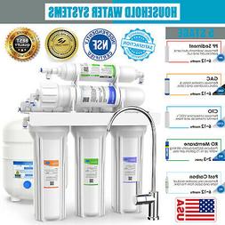 5 Stage Under Sink Reverse Osmosis Drinking Water Filter Sys