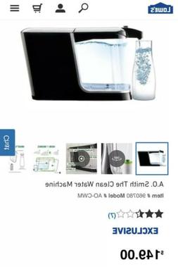 A.O. Smith Clean Water Machine Filter Drinking Zero Brita Ze