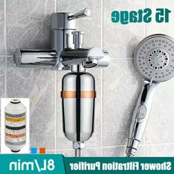 Removes Head Filtration Filter Hard Water Chlorine Softener