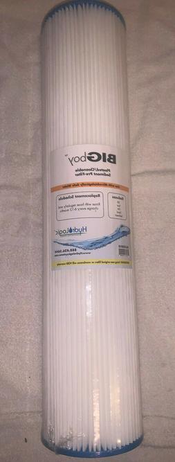 Big Boy Hydro Logic Pleated Cleanable Sediment Filter pre re