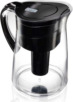 Brita Capri 10-cup Water Filter Pitcher Black