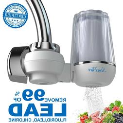 Simpure Faucet Water Filtration System, Cleanable Carbon Fil