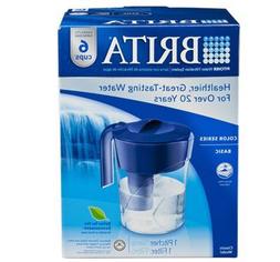 Brita Classic Water Filter Pitcher, Blue, 6 Cups, 1 ea