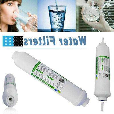 4 Pack Inline Post Carbon Water Filter Quick NPT 10"