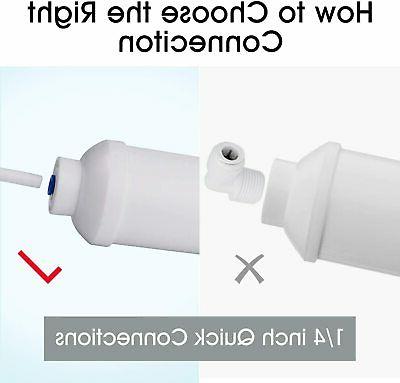 4 Pack Carbon Purifier Quick 1/4" NPT 10"