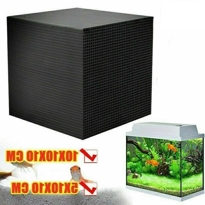 Cube Activated Carbon Water Cleaning Filter Black