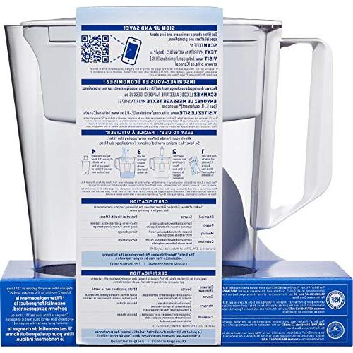 Brita Water Filter Pitcher 1 Free &ndash; Metro, White