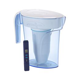 Zero Water Space Saver 6 Cup Water Filtration Pitcher, Blue,