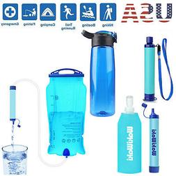 Filtration Bottle Travel Camping Emergency